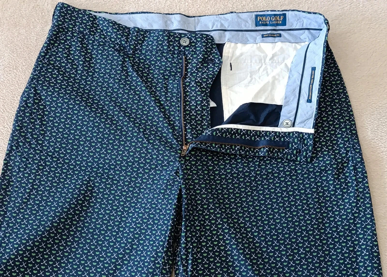 Short Polo Golf Ralph Lauren Classic Fit marineblauw Maat 34 – photo 5